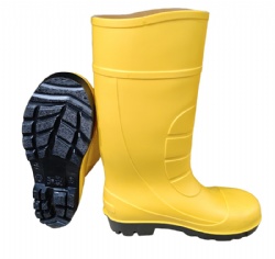YELLOW PVC SAETY BOOTS  COMPOSITE TOE EH 18KV CHEMICAL