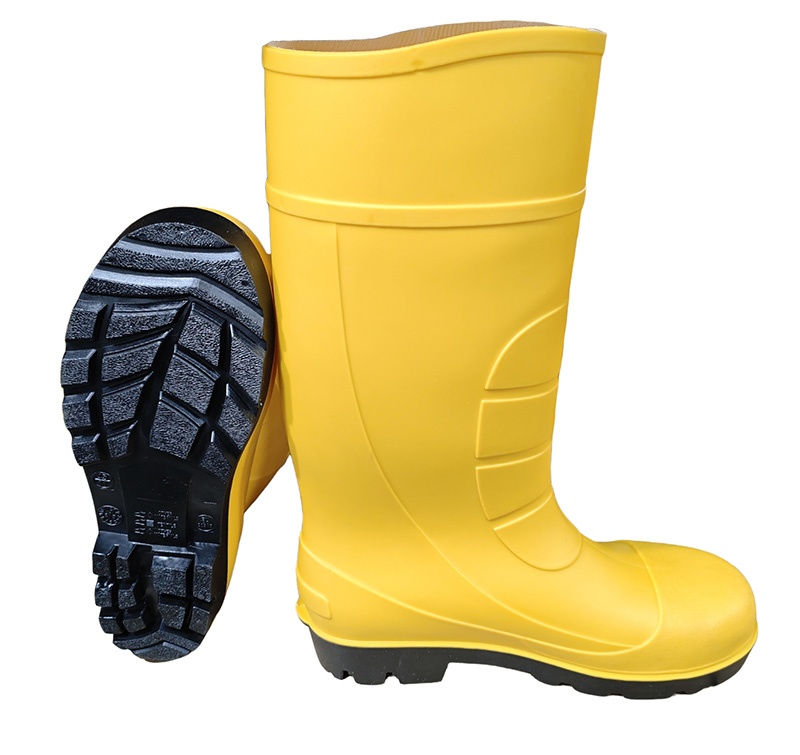 YELLOW PVC SAETY BOOTS COMPOSITE TOE EH 18KV CHEMICAL